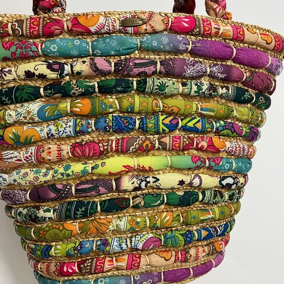 Cappelli Straworld - Large woven fabric bucket tote bag - Picture 4 of 14